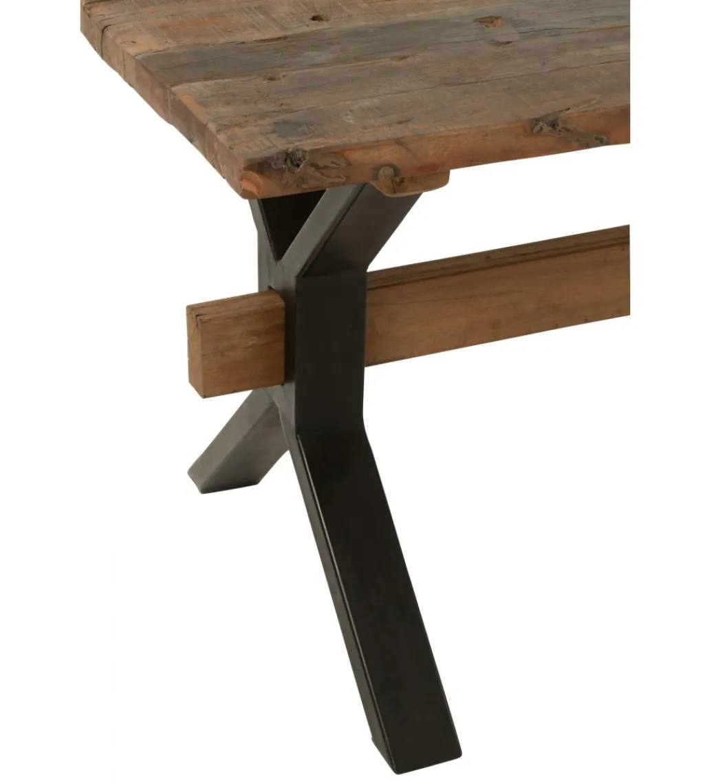 Stół VINTAGE 180 cm naturalne drewno*J-Line