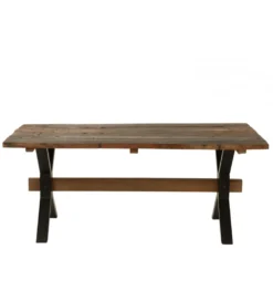 Stół VINTAGE 180 cm naturalne drewno*J-Line