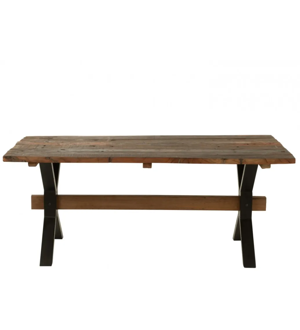 Stół VINTAGE 180 cm naturalne drewno*J-Line