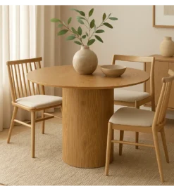 Stół WEWUR 120 cm drewno*Exclusivas Discount