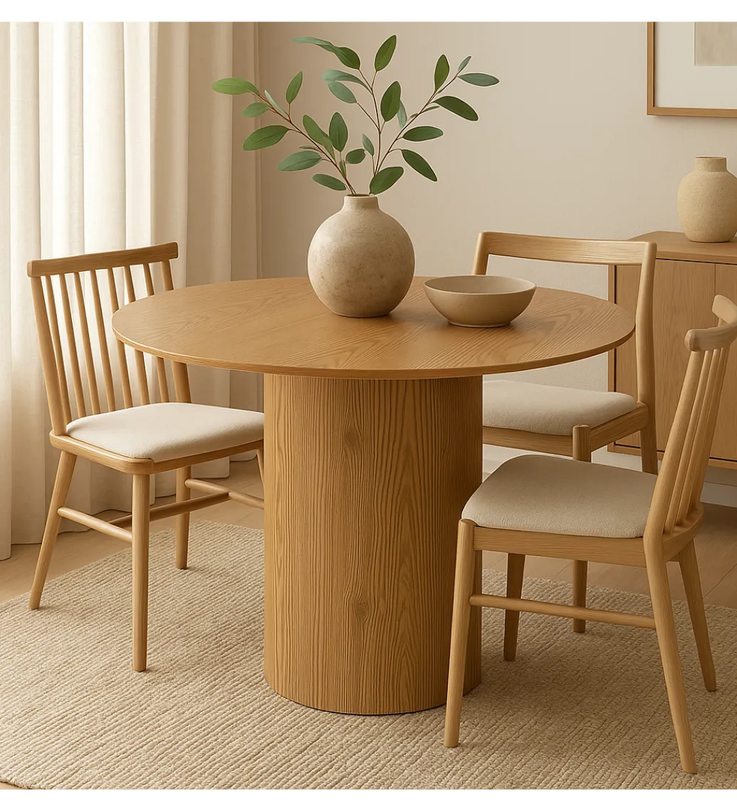Stół WEWUR 120 cm drewno*Exclusivas Discount