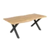 Stół WILD 160 cm nogi  X wygląd naturalnego dębu*Invicta Interior Sale