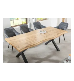 Stół WILD 200 nogi X wygląd naturalnego dębu*Invicta Interior Best