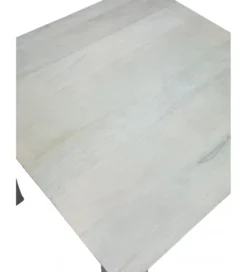 Stół WOHNLING 80 cm drewno mango białe wykończenie*WOHNLING, GERMANY Clearance
