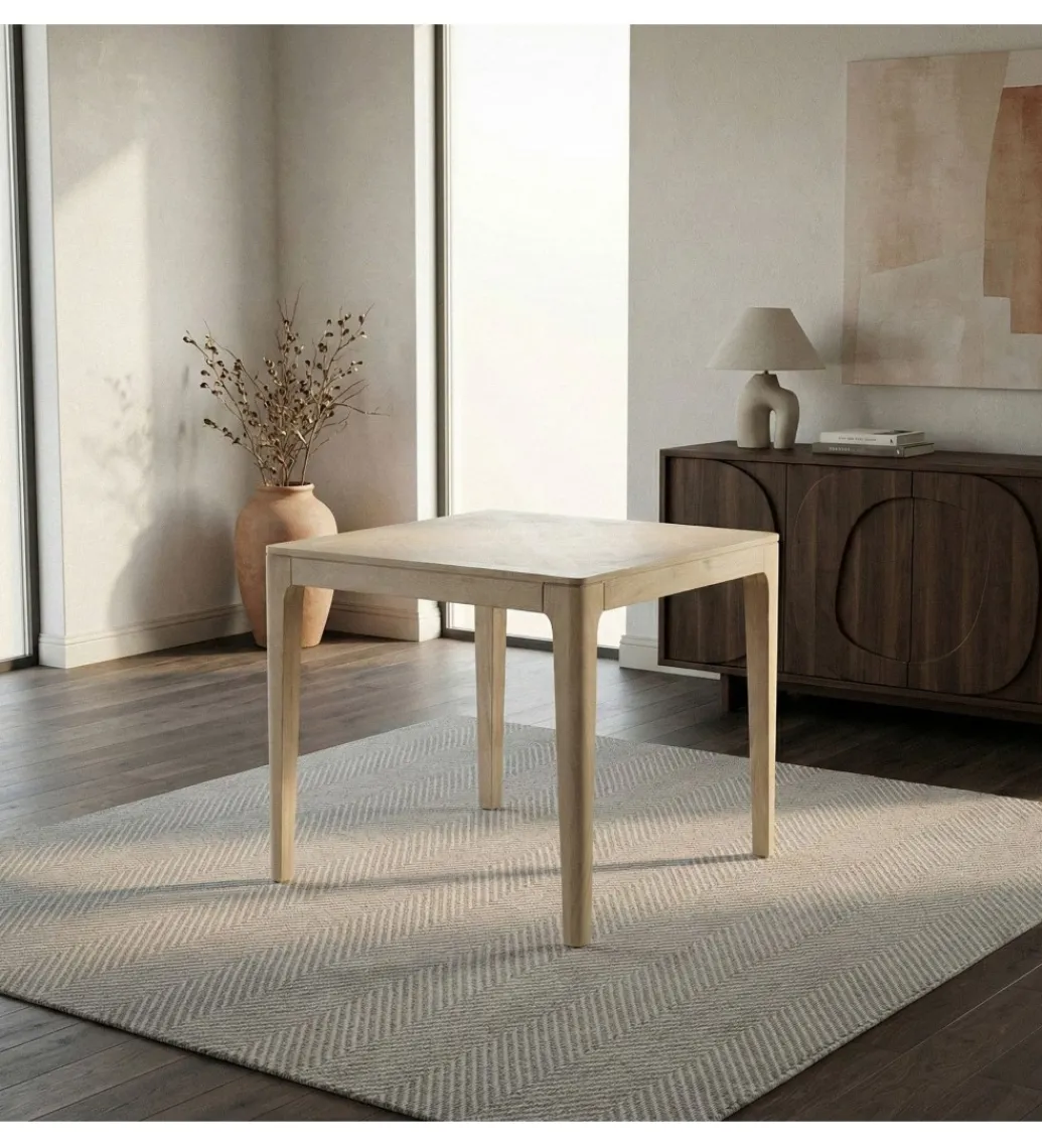 Stół WOHNLING 80 cm drewno mango naturalny*WOHNLING, GERMANY Outlet
