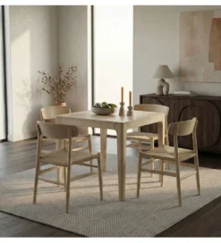 Stół WOHNLING 80 cm drewno mango naturalny*WOHNLING, GERMANY Outlet