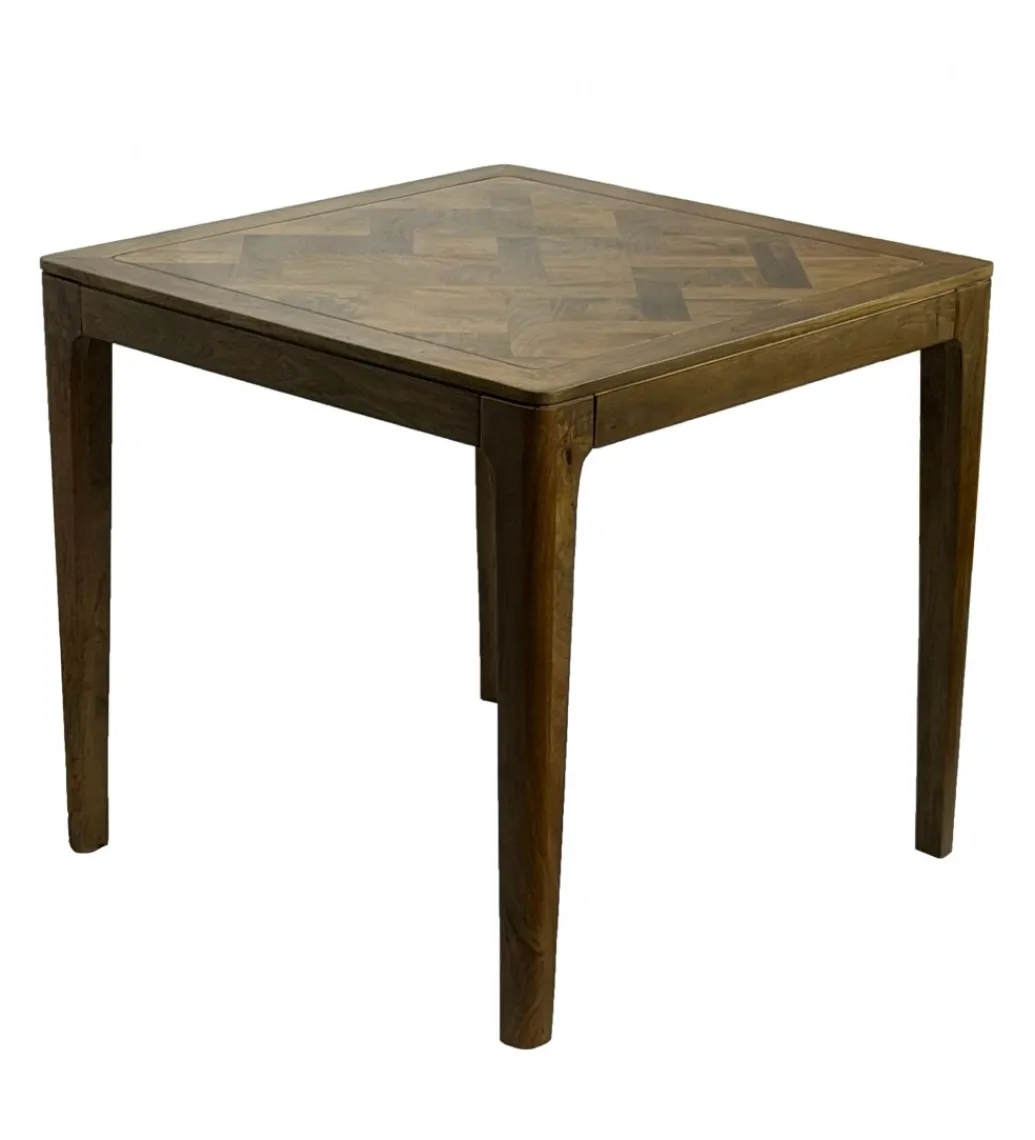 Stół WOHNLING 80 cm drewno mango odcień orzecha*WOHNLING, GERMANY Best