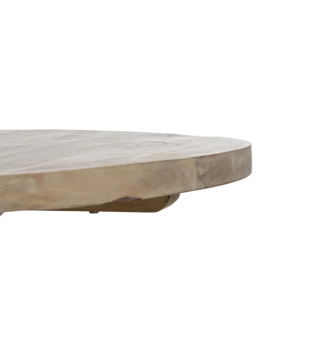 Stół WORNMIN 120 cm drewno mango przecierana biel*Zona-Design Discount