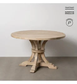 Stół WORNMIN 120 cm drewno mango przecierana biel*Zona-Design Discount