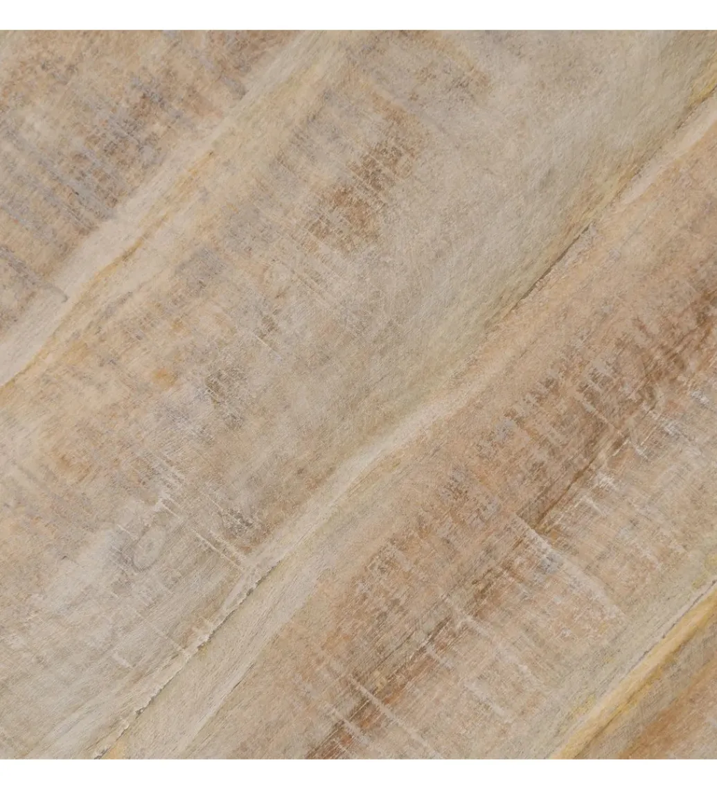Stół WORNMIN 120 cm drewno mango przecierana biel*Zona-Design Discount