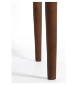 Stół ZALE 120 cm drewno akcja ciemny brązowy*L&L Clearance