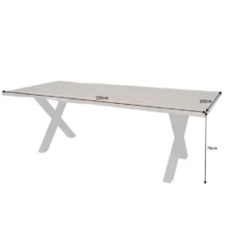 Stół ZAMBEZI Amazonas  X 180 cm drewno Sheesham*Invicta Interior