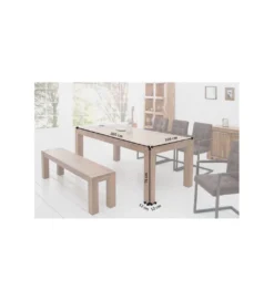 Stół z drewna FINICE Makassar 200 cm Sheesham*Invicta Interior Outlet