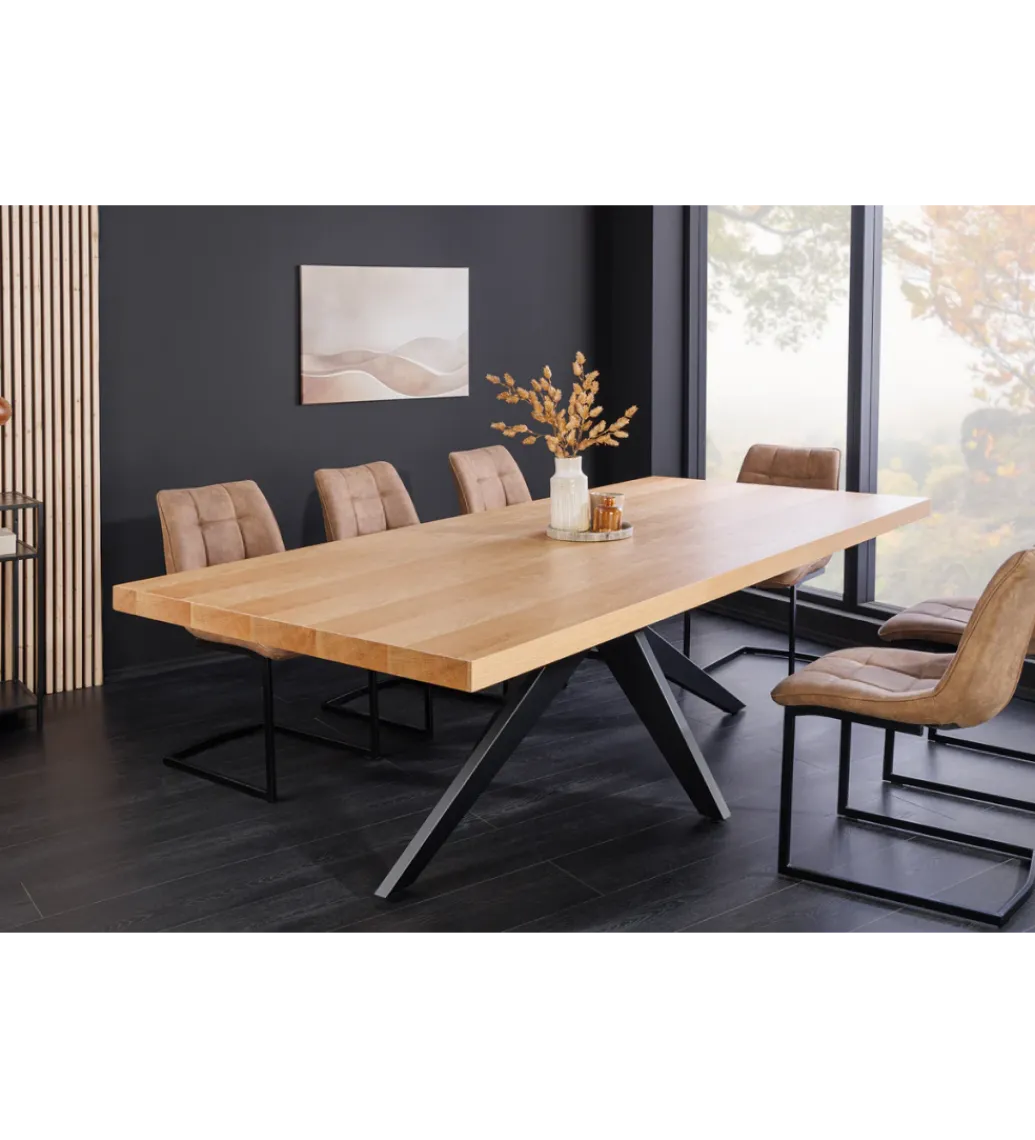 Stół ZEZUS 240 cm kolor naturalnego dębu*Invicta Interior New