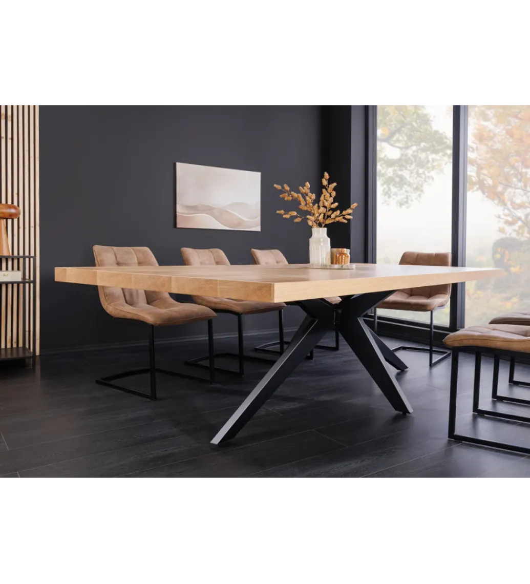 Stół ZEZUS 240 cm kolor naturalnego dębu*Invicta Interior New