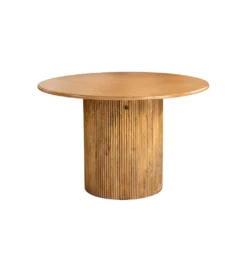 Stół z szafką TRES CHIC 120 cm drewno mango brązowy*Invicta Interior New