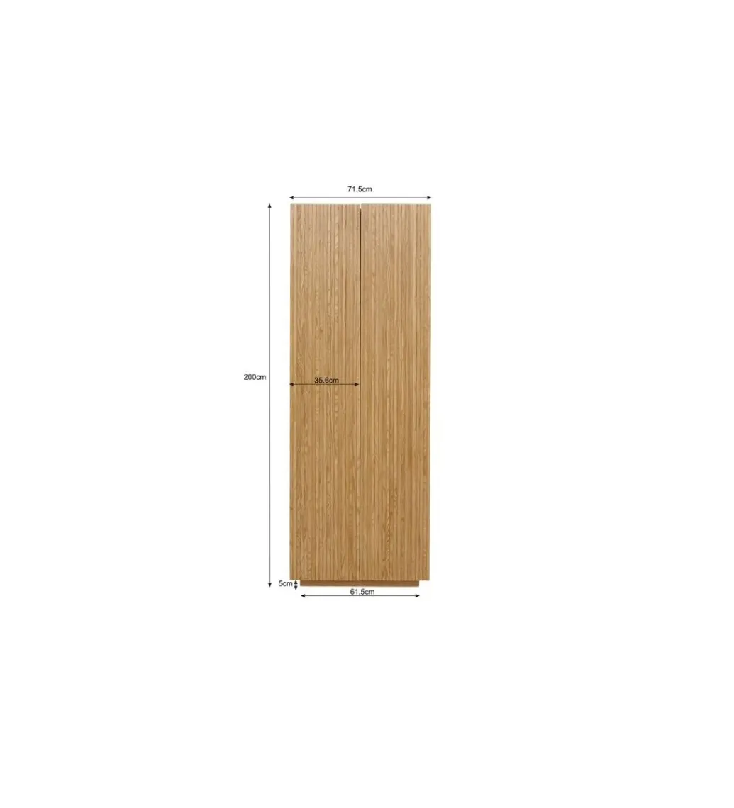 SZAFA BRIGHTON 140 x 45 cm naturalna*KARE Sale