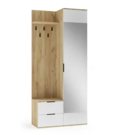 Szafa CORAL 202 cm naturalna biała*Halmar Clearance