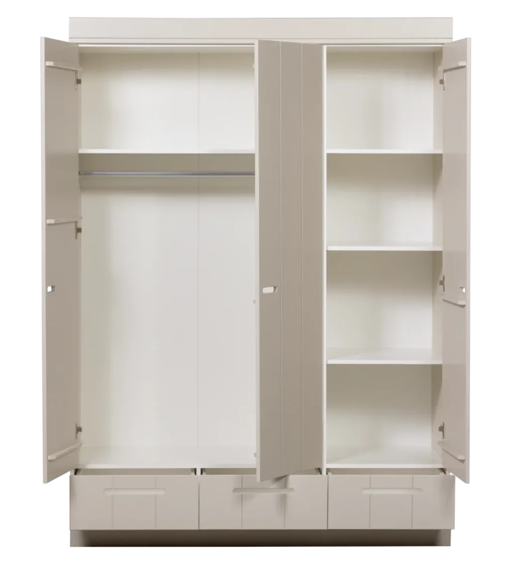 Szafa DRAWER 195 x 140 cm drewno sosna dust*WOOOD
