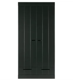 Szafa DRAWER 195 x 94 cm drewno sosna czarna*WOOOD Hot