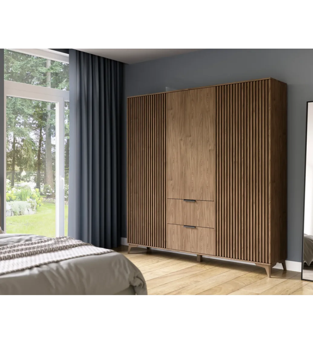 Szafa ENTSIAN 185 cm w optyce dąb artisan*ELTAP Online