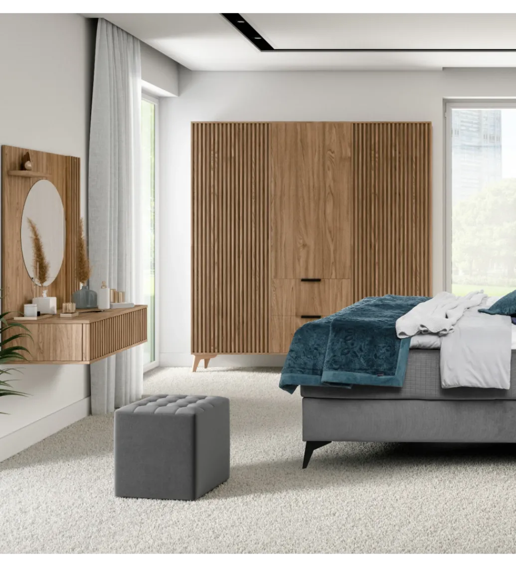 Szafa ENTSIAN 185 cm w optyce dąb artisan*ELTAP Online