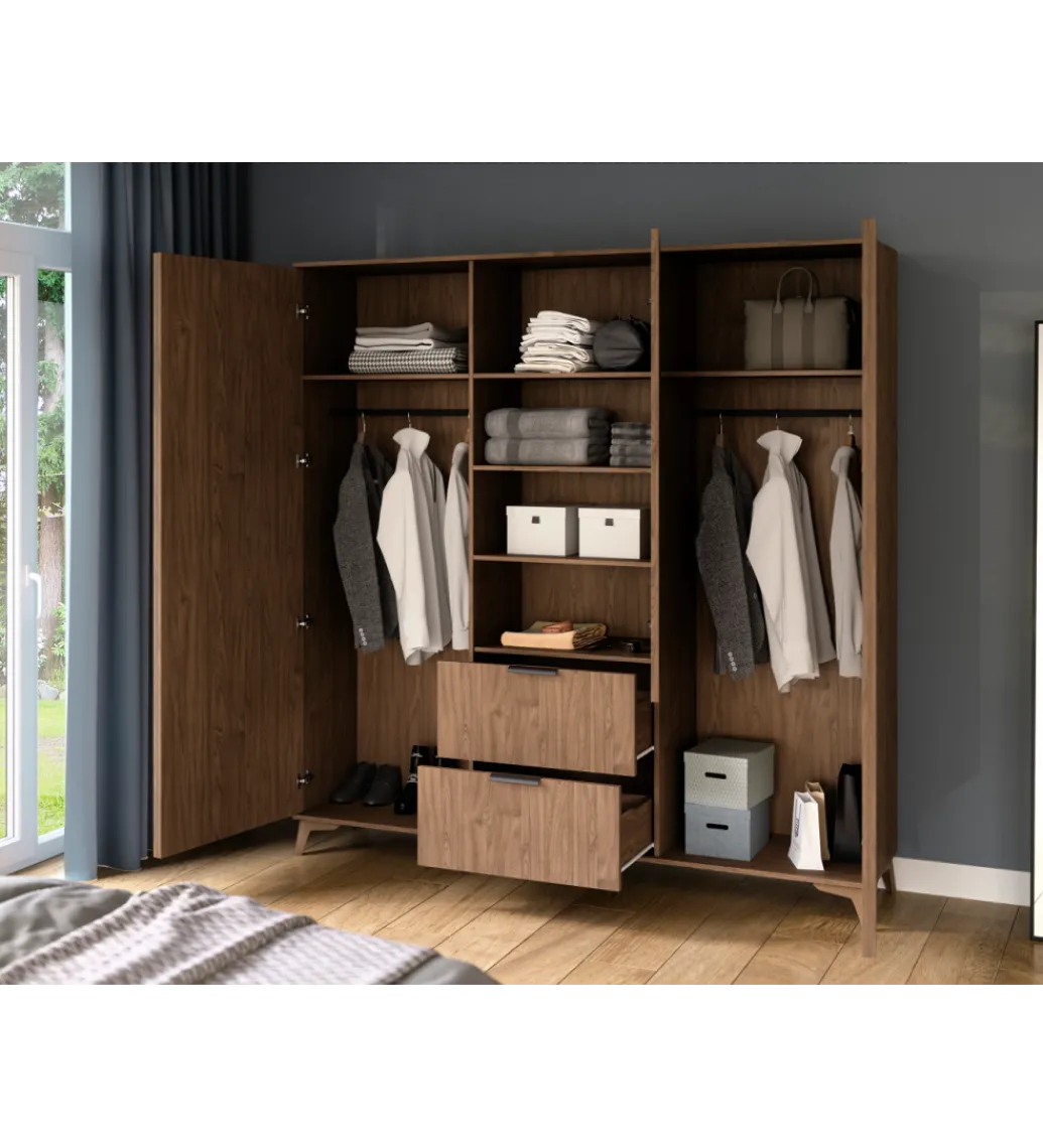 Szafa ENTSIAN 185 cm w optyce dąb artisan*ELTAP Online