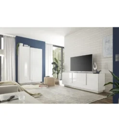 Szafa JUPITER 193 Cm biała*MCA Linia Włoska Discount