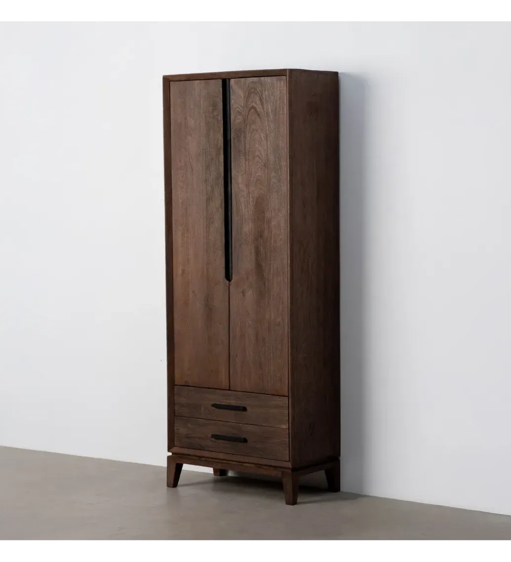 Szafa KILIAN 200 cm drewno mango brązowy*Zona-Design New