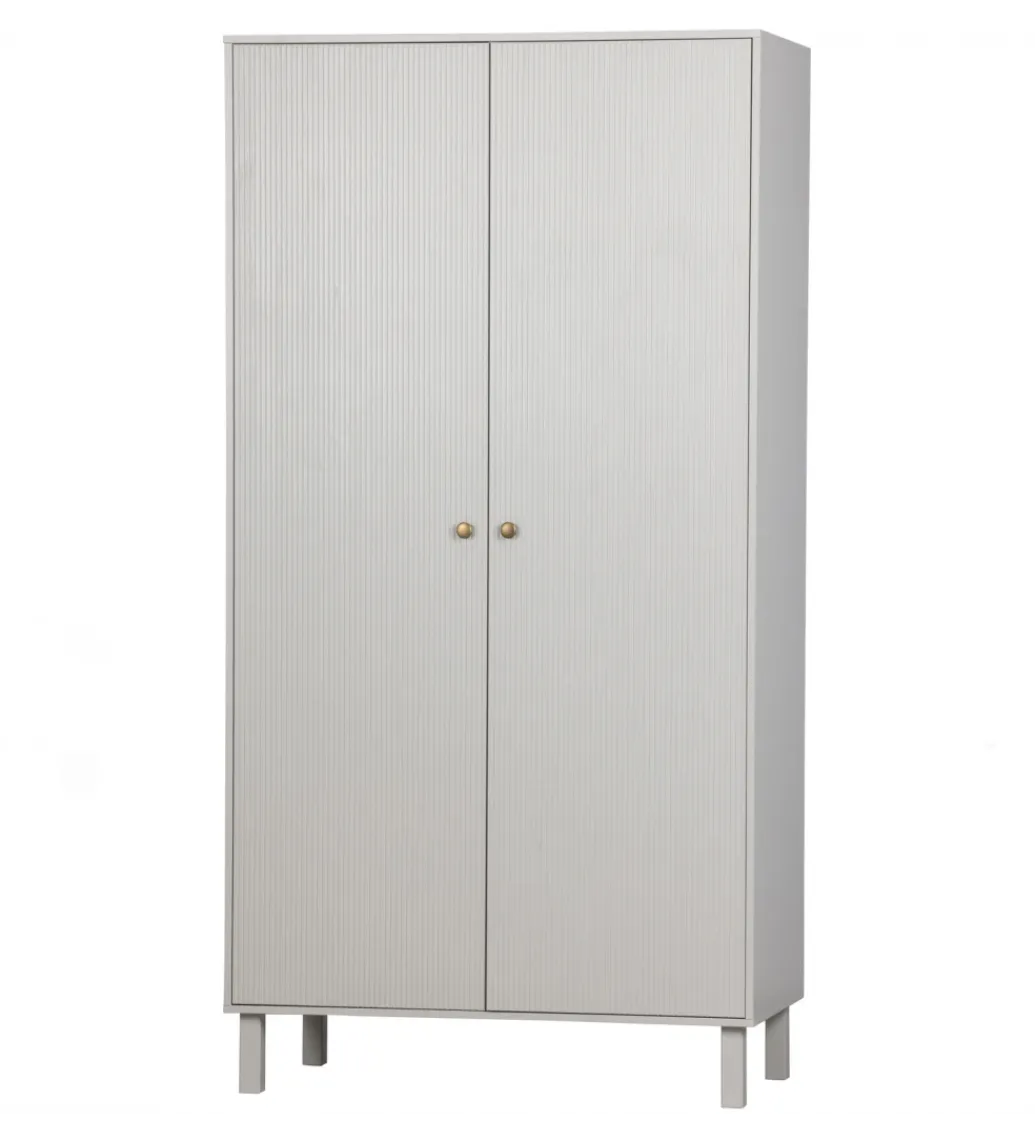 Szafa MADU 195 cm drewno sosna szara*WOOOD New