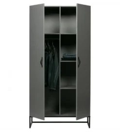 Szafa MORRIS 195 cm drewno sosny*WOOOD