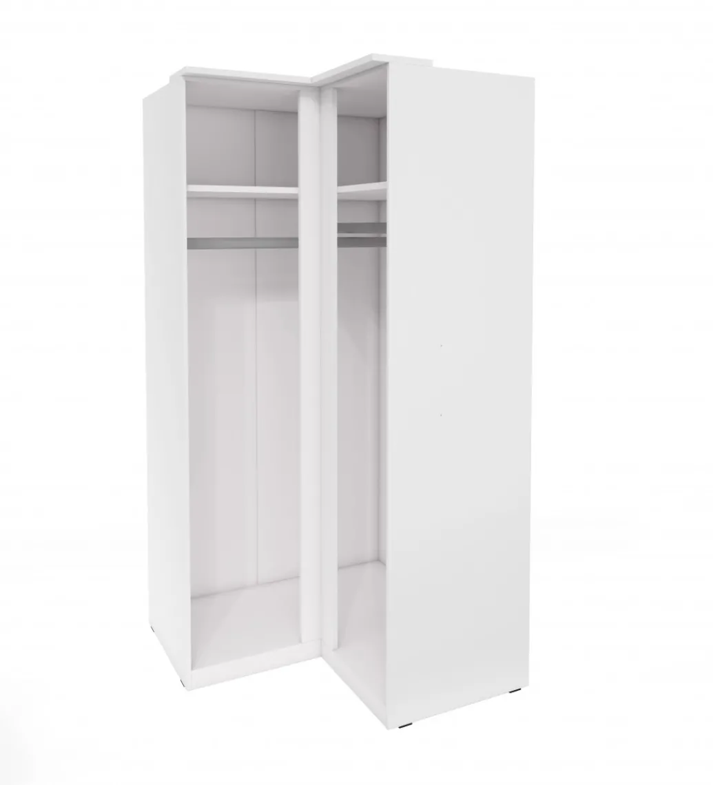 Szafa narożna OPTIMA 109 cm biała*Helvetia Online
