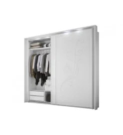 Szafa NIVEA 243 Cm X 230 Cm Biała Z Ozdobnym Nadrukiem*MCA Linia Włoska Sale
