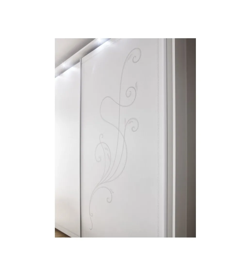 Szafa NIVEA 243 Cm X 230 Cm Biała Z Ozdobnym Nadrukiem*MCA Linia Włoska Sale