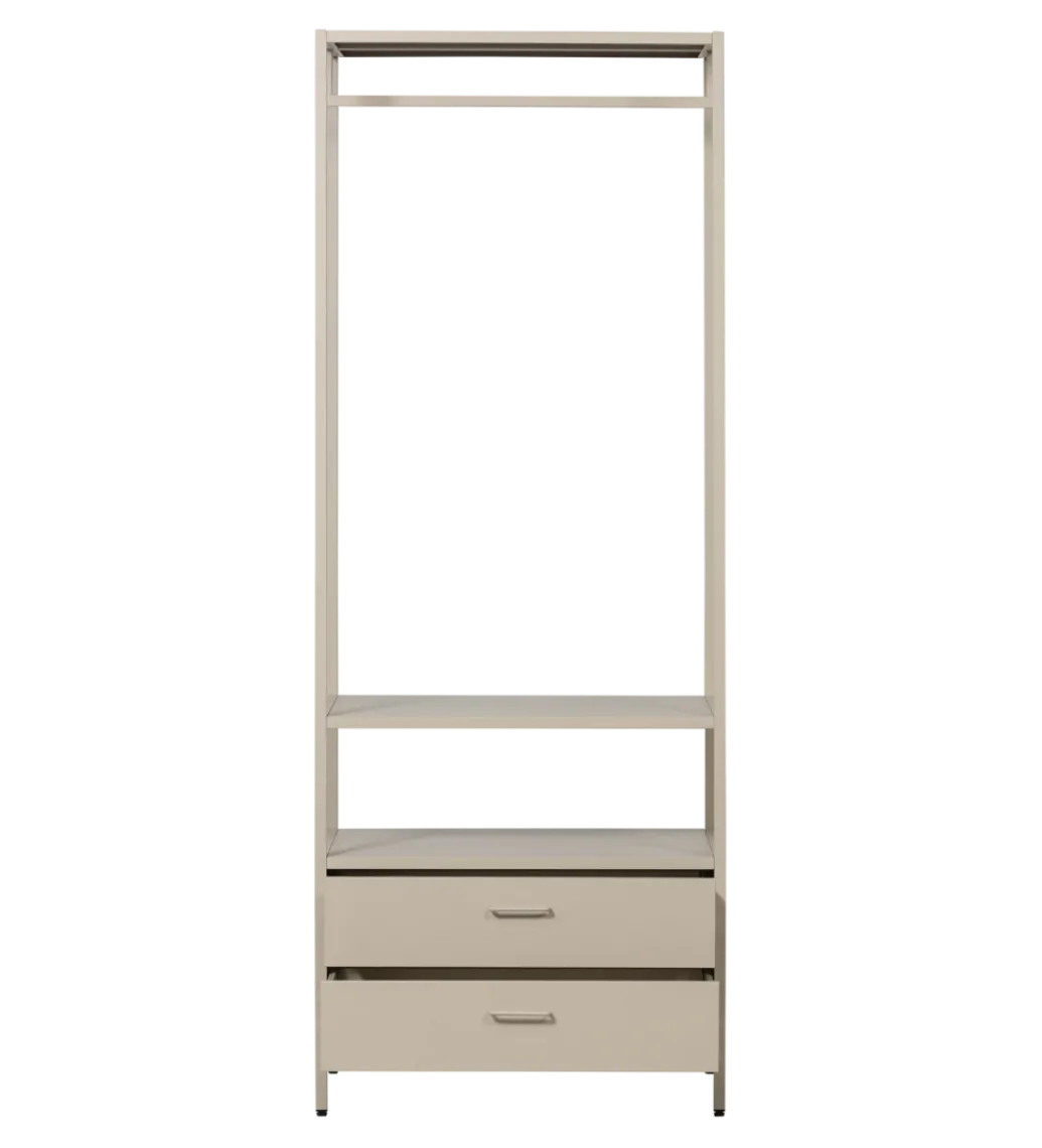 Szafa otwarta FERRIS 185 x 70 cm piaskowa*WOOOD Discount