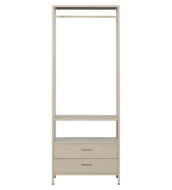 Szafa otwarta FERRIS 185 x 70 cm piaskowa*WOOOD Discount