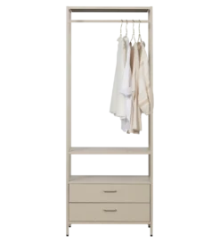 Szafa otwarta FERRIS 185 x 70 cm piaskowa*WOOOD Discount