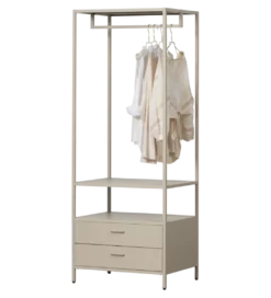 Szafa otwarta FERRIS 185 x 70 cm piaskowa*WOOOD Discount