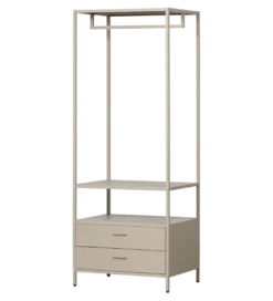 Szafa otwarta FERRIS 185 x 70 cm piaskowa*WOOOD Discount