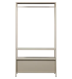 Szafa otwarta FERRIS 185 x 100 cm piaskowa*WOOOD
