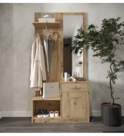 Szafa PERGO 90 cm naturalna*Halmar Best