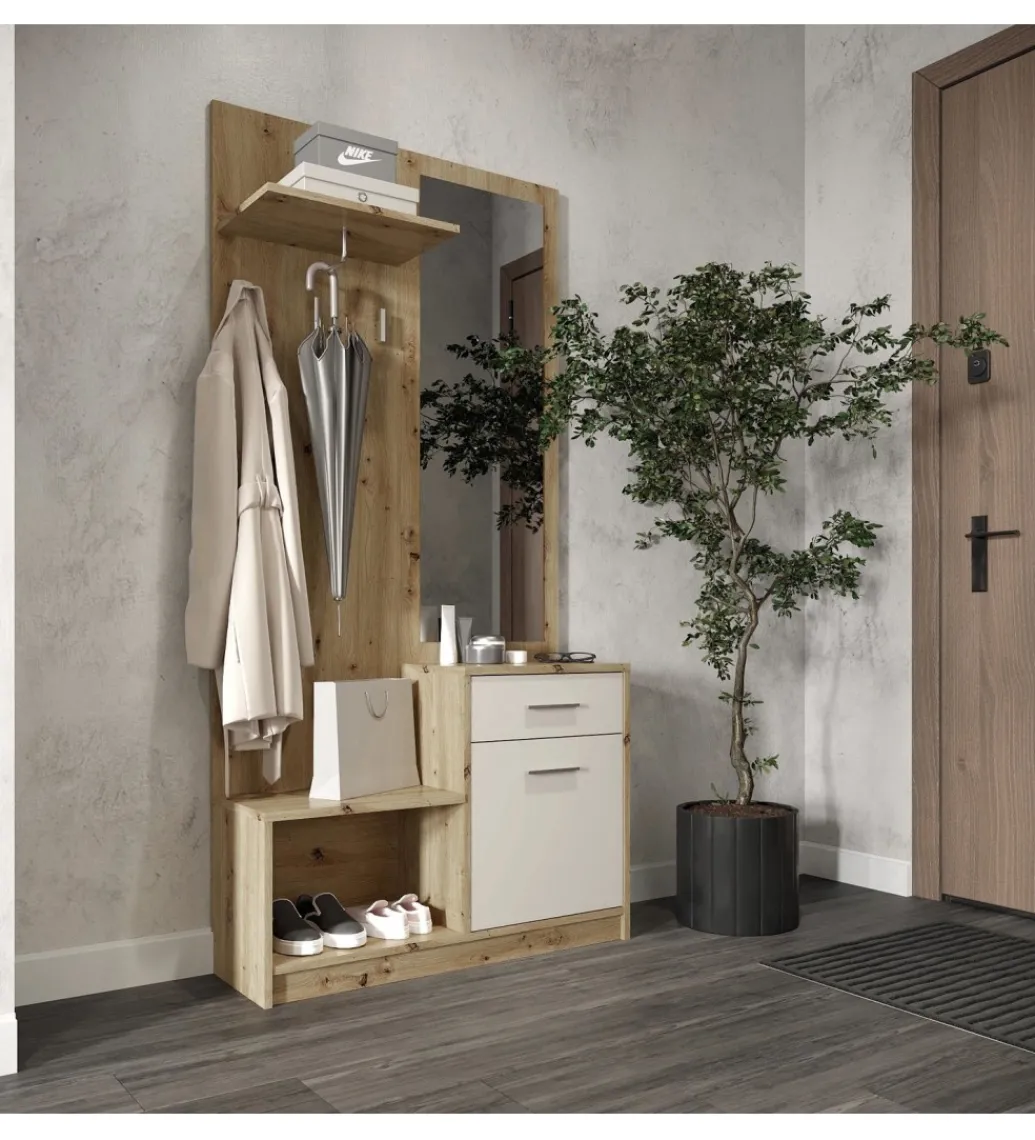 Szafa PERGO 90 cm naturalna biała*Halmar Online