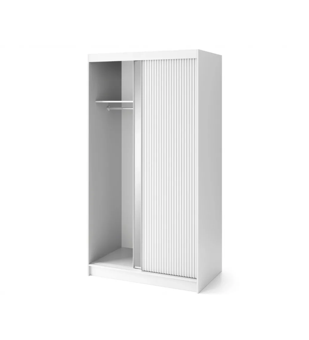 Szafa przesuwna BIANCCO II z lustrem 120 cm biały*ELTAP Discount