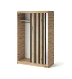 Szafa przesuwna EMERIO II 120 cm kolor dąb artisan*ELTAP Best