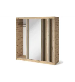 Szafa przesuwna EMERIO III 180 cm kolor dąb artisan*ELTAP Outlet