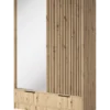 Szafa przesuwna VOODI II 120 cm z lustrem kolor dąb artisan*ELTAP New