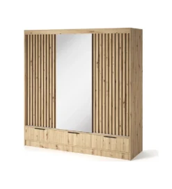 Szafa przesuwna VOODI III 180 cm kolor dąb artisan*ELTAP Online