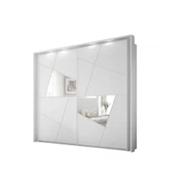Szafa VITTORIA 243 cm x 230 cm biała*MCA Linia Włoska Outlet