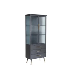 Szafka LA GOMERA wysoka 180 cm antracytowy*KARE