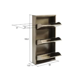 Szafka na buty CARUSO 103 cm brąz*KDesign Best
